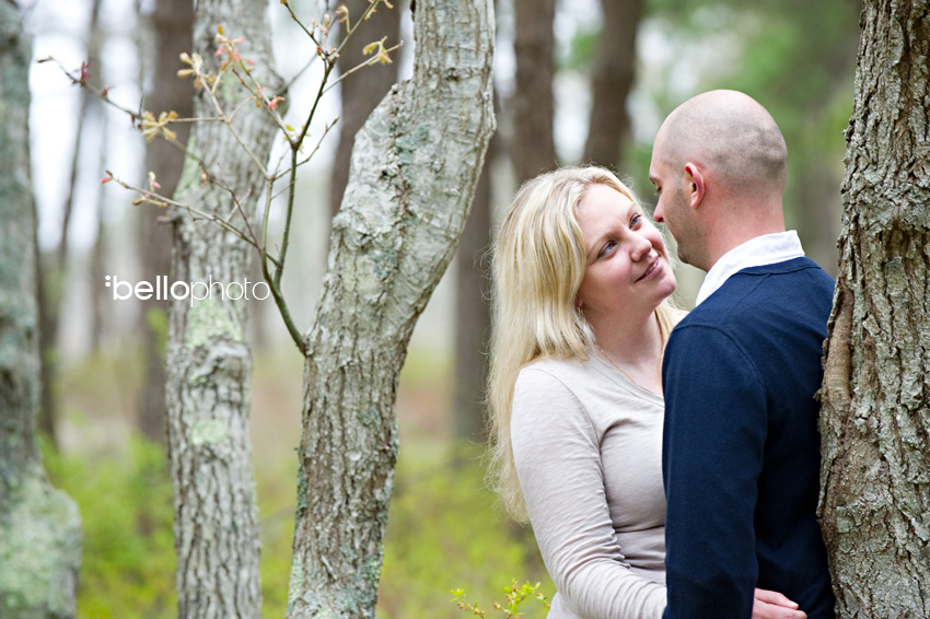 Couple in the Woods, Cape Cod photographers