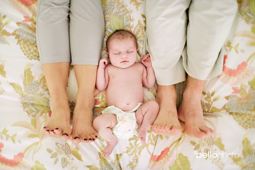 sleeping baby & feet