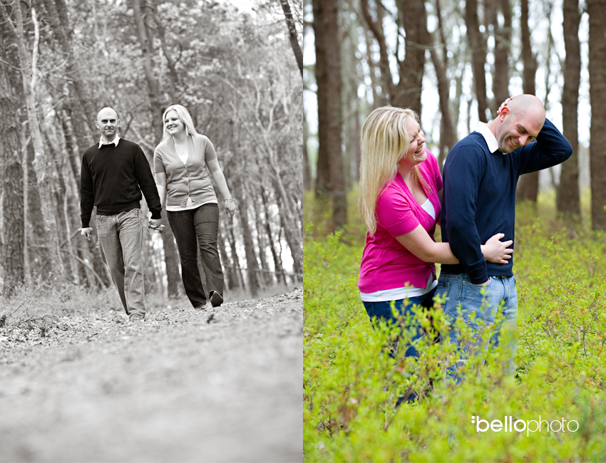 Cape Cod Photographers - couple in the woods