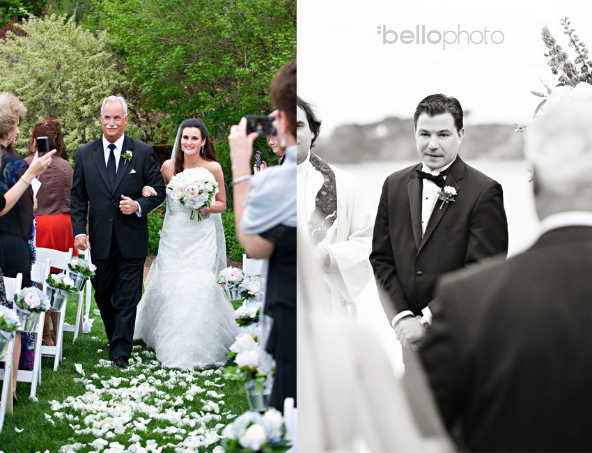 here comes the bride, wequassett, cape cod photographers, bello photography