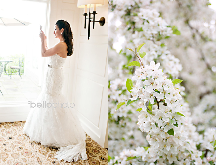 bride in mirror, cape cod photographers, bello photography
