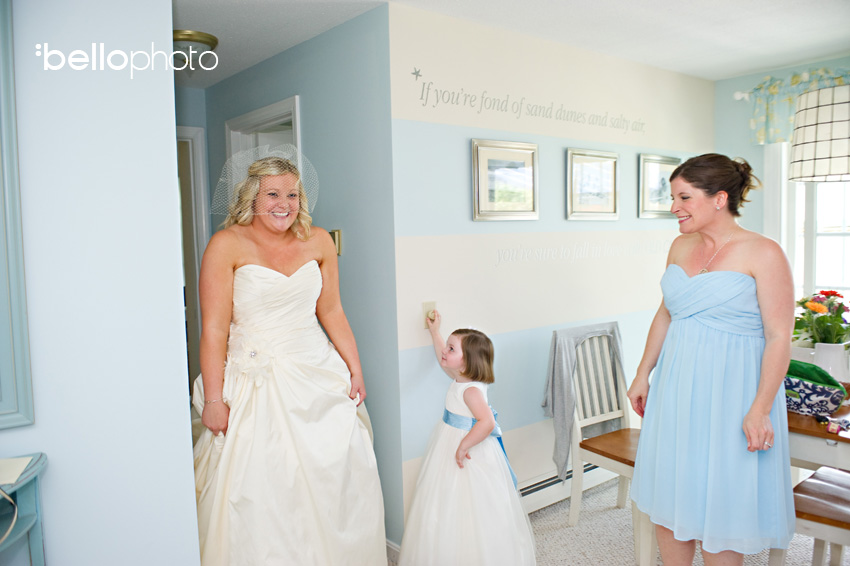 bride in wedding dress