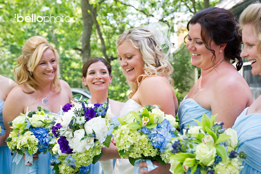 bride & bridesmaids