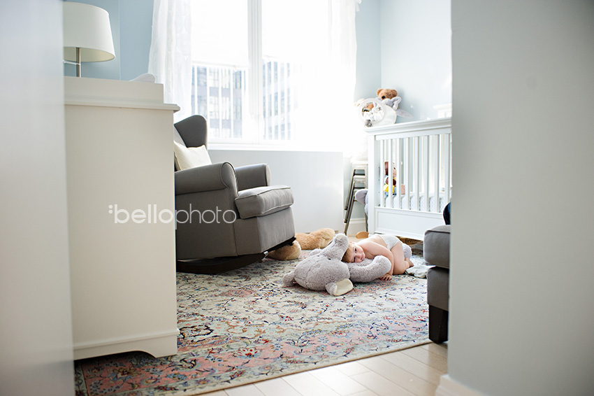 toddler in his room, stuffed animal, lifestyle photographer
