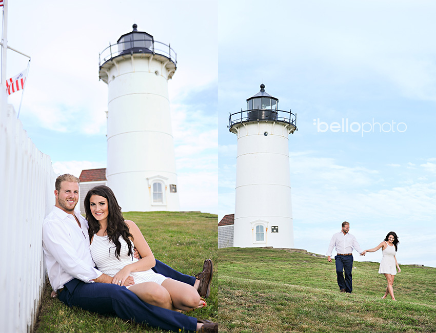 nobska lighthouse engagement session 