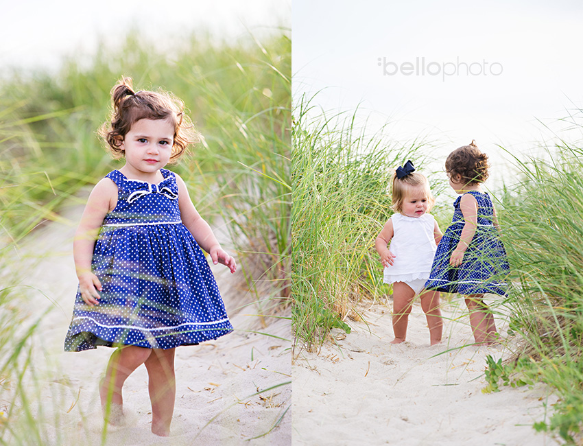 beautiful girl beach grass
