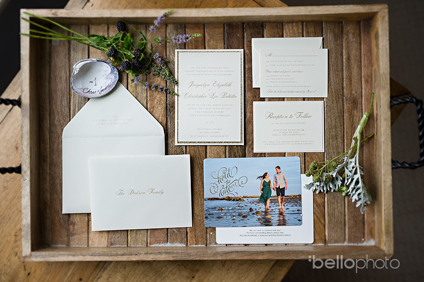 rustic chic wedding invitation