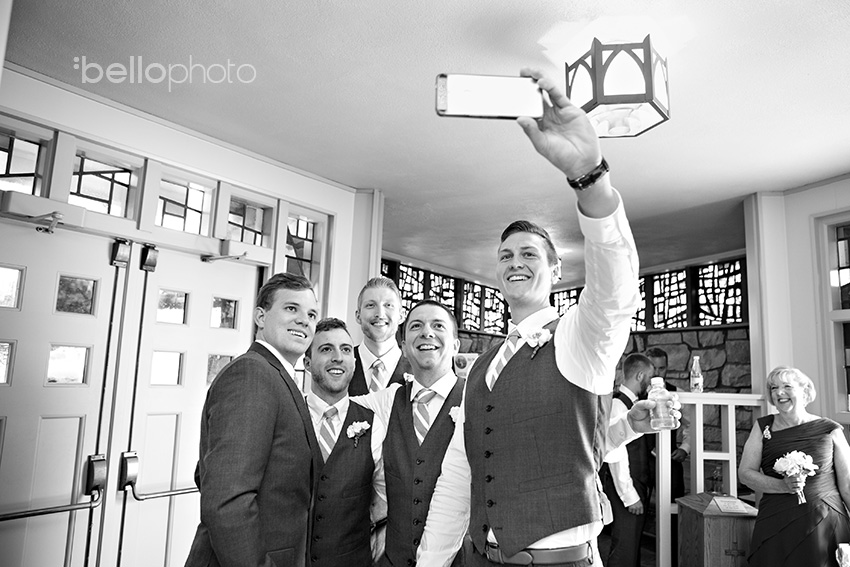 groomsmen selfie