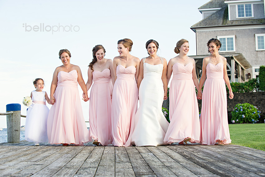 cape cod bridesmaids, wychmere wedding