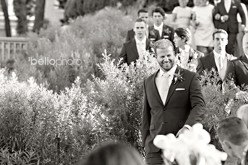 groom outdoor wedding