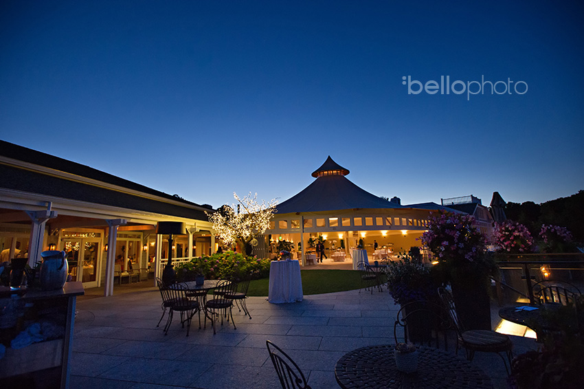 wequassett wedding sunset