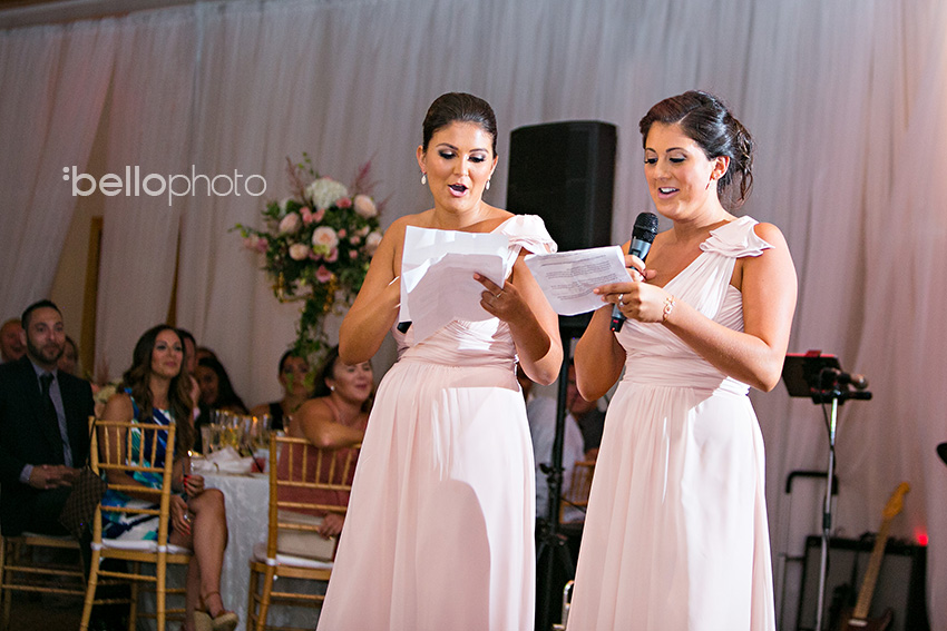 sisters' toast wequassett wedding