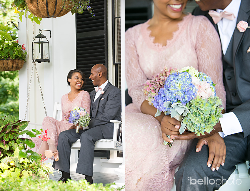 cape cod porch wedding