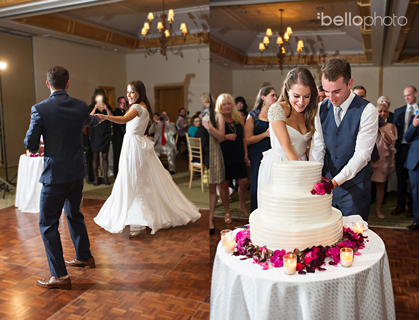 16 first dance cake cutting