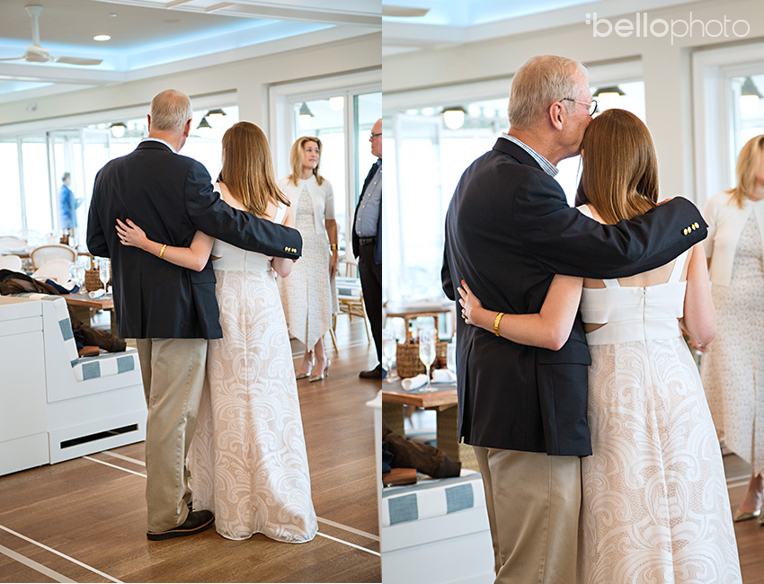 Father daughter wedding moment