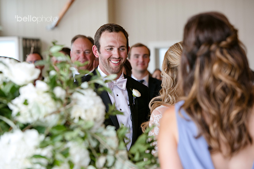 groom at wequassett wedding