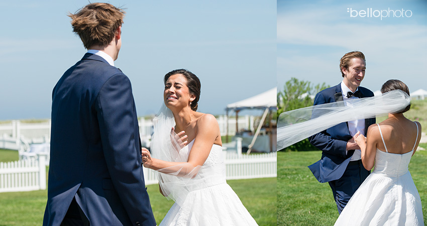 chatham bars inn wedding first look