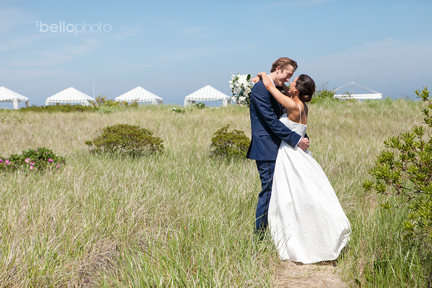 chatham bars inn wedding bride & groom