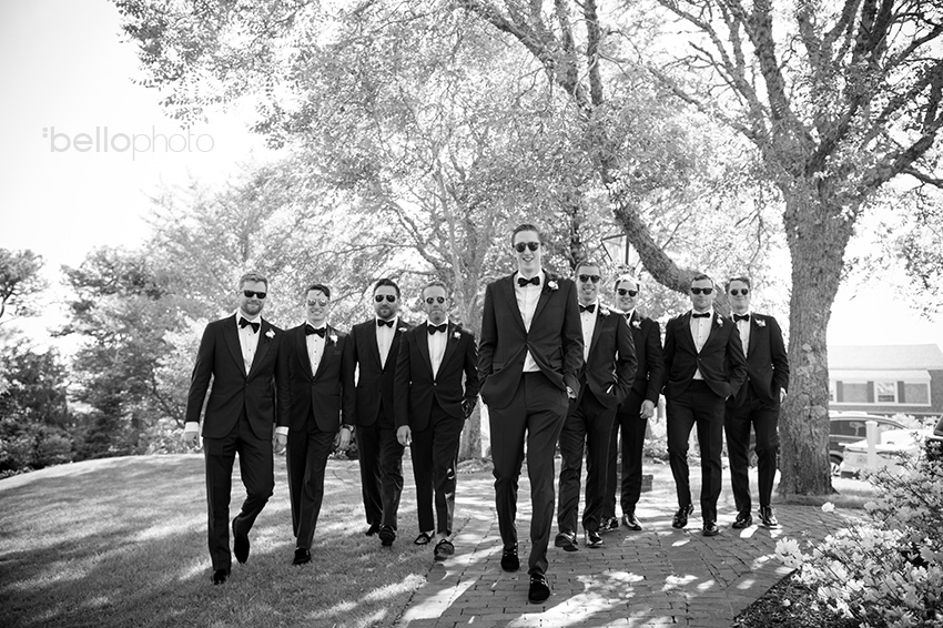 chatham bars inn wedding groomsmen portrait