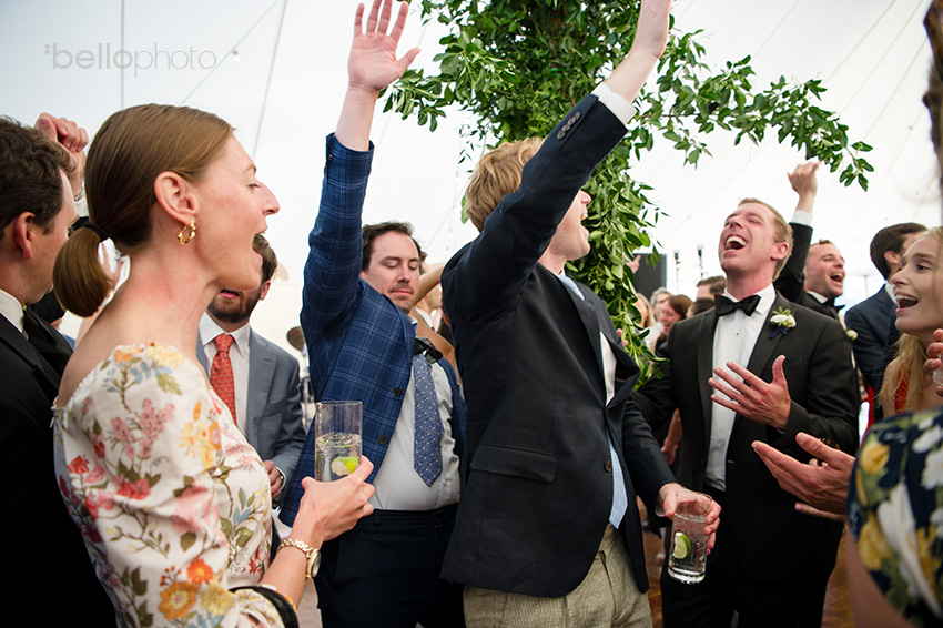 Chatham Bars Inn tented wedding reception