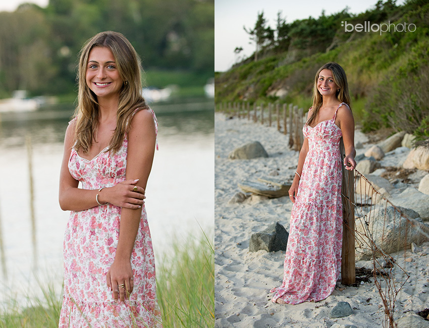 <img src="seniorportrait.jpg" alt="Pretty girl at beach in pink dress at sunset for high school senior portrait">