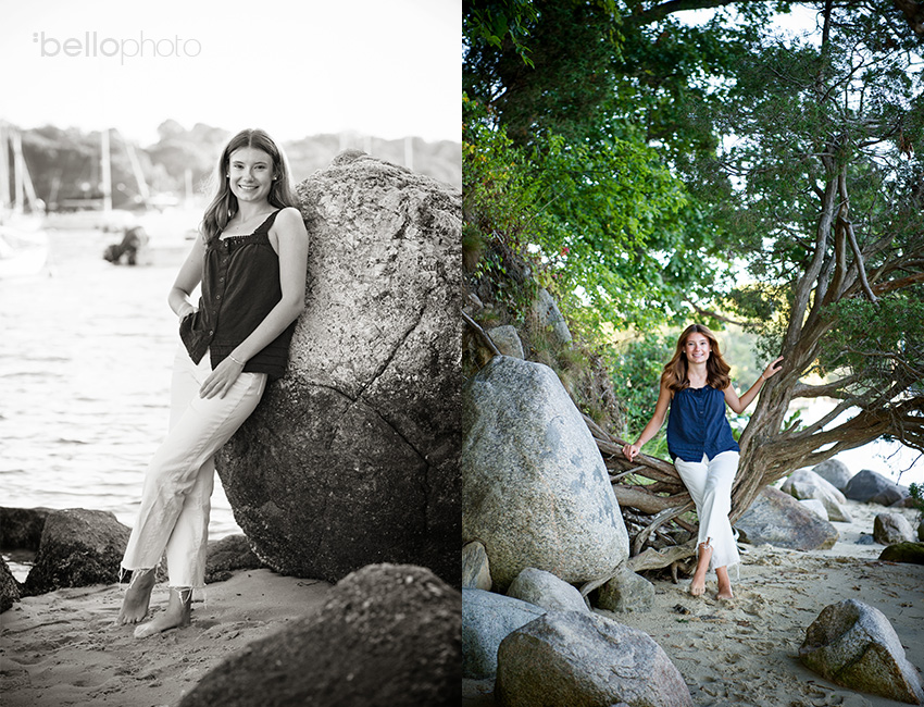 pretty girl high school senior portrait photo session