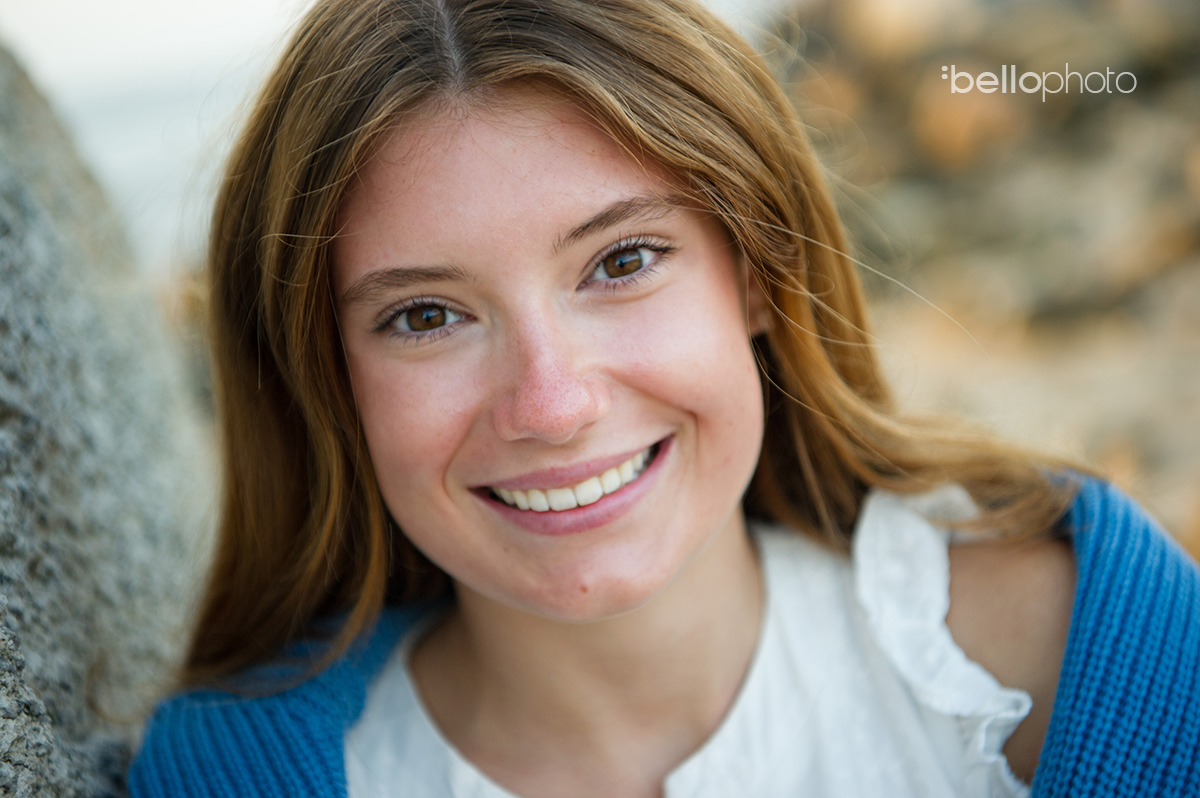 Pretty close up of high school senior