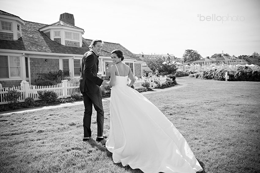 Chatham Bars Inn bride & groom