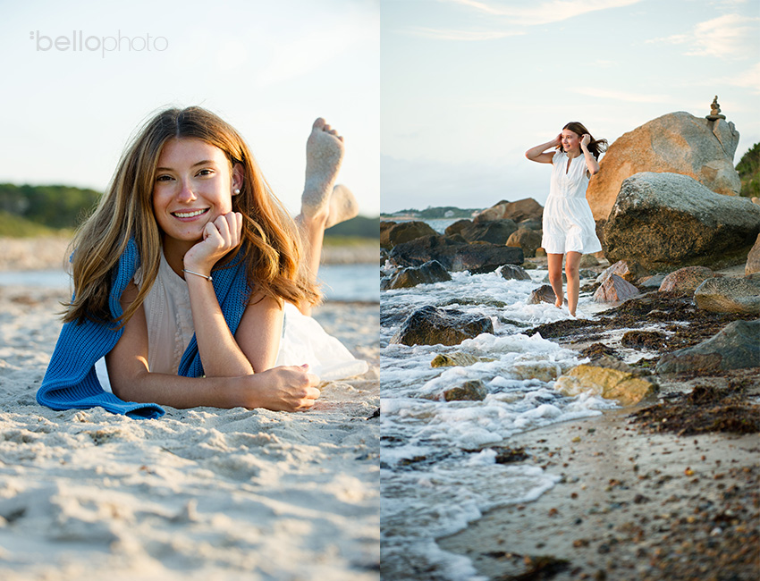 beautiful high school senior beach portraits